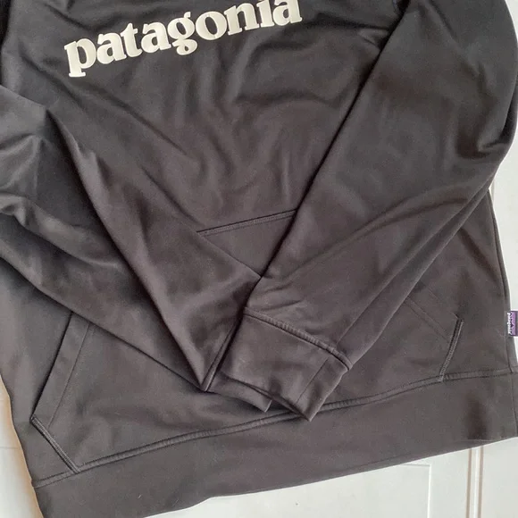 Patagonia Mens Hooded Sweatshirt Black S - Picture 3 of 7